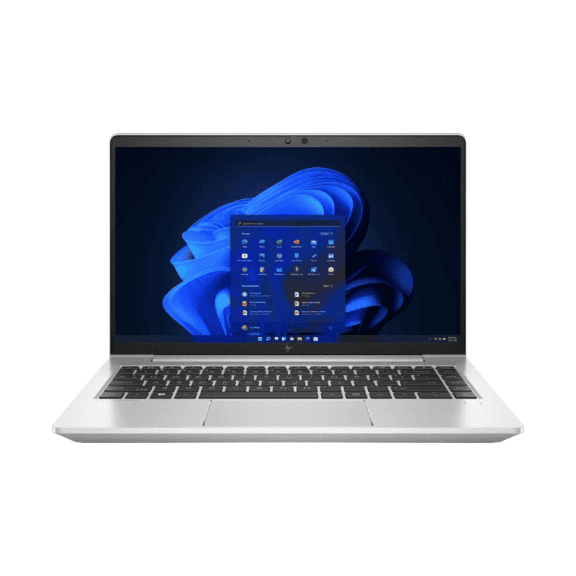imagem do notebook hp elitebook 640 g9 visto de frente